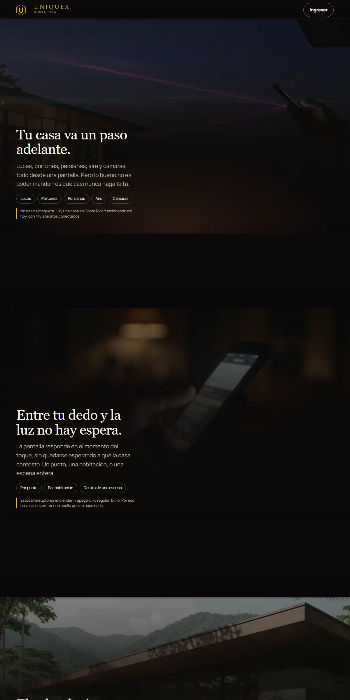Captura del sitio Uniquex Costa Rica (uniquexcr.com)